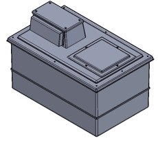 1135 Litre Type AB Air Gap GRP Fire Water Tank, Insulated, Cat 5