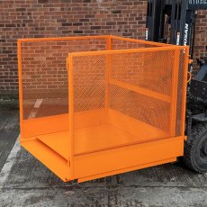 Crane Pallet Fork Cage - Forklift  Attachment