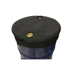 Insulated Lid with holes for 200-220L drum Black Insulated Lid with holes for 200-220L drum Black