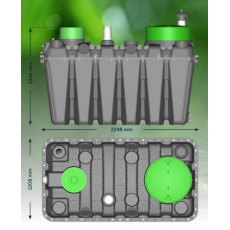BioRock Beasy Non Electrical 2PE Sewage Treatment Plant BioRock Beasy Non Electrical 2PE Sewage Treatment Plant