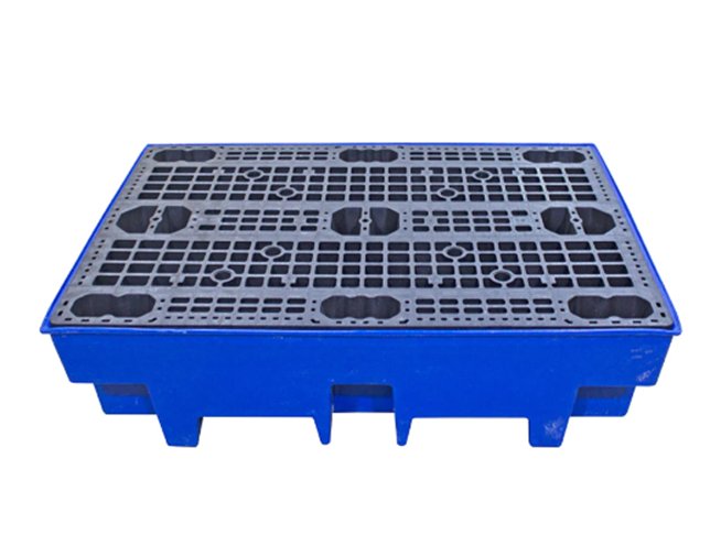 Romold 2 Drum Spill Pallet Blue