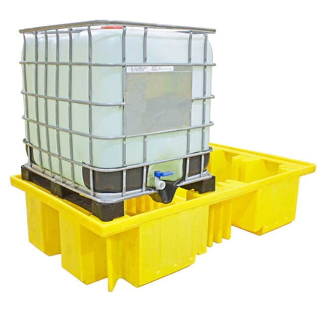 Double IBC Spill Pallet Without Grid - Tanks Direct