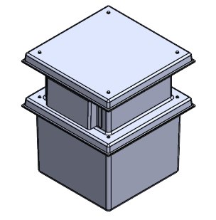 125 Litre Type AB Air Gap GRP Fire Water Tank, Insulated