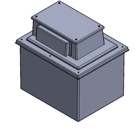 570 Litres Type AB Air Gap GRP Fire Water Tank - One Piece Insulated, Cat 5