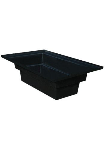 Ecosure 1780 Litre Rectangular Garden Pond - Stepped Sides - Black