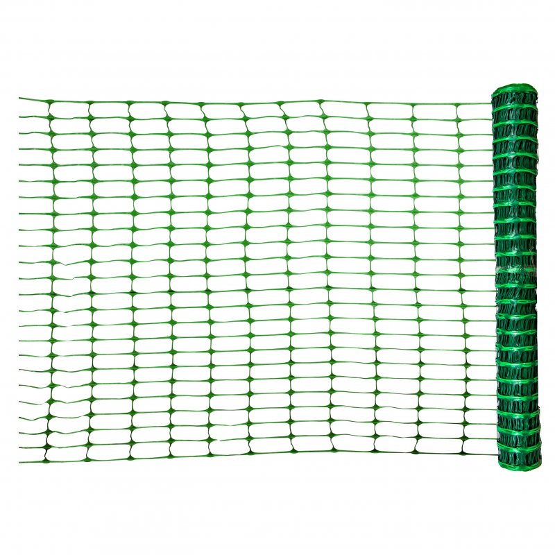 Hotline 50m Plastic Fencing Mesh Roll Green