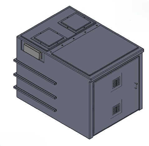 2000 Litre GRP Pump Enclosure with built in Fire Suppression Water Tank, CAT 5 AB air gap