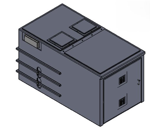 4000 Litre GRP Pump Enclosure with built in Fire Suppression Water Tank, CAT 5 AB air gap