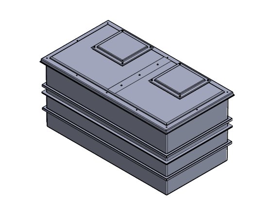 Purewater 3636 Litre Two Piece Divided GRP Water Tank, Insulated