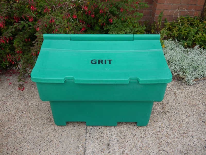 200 Litre Plastic Grit Bin, Yellow - Tanks Direct