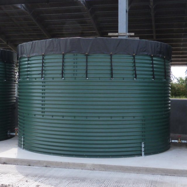 9000 Litre Coated Steel Water Tank - Tanks Direct