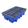 Romold 2 Drum Spill Pallet Blue