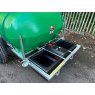 2000L Site Tow Animal Watering Bowser with close up of the Trough