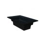 Ecosure 1780 Litre Rectangular Garden Pond - Stepped Sides - Black