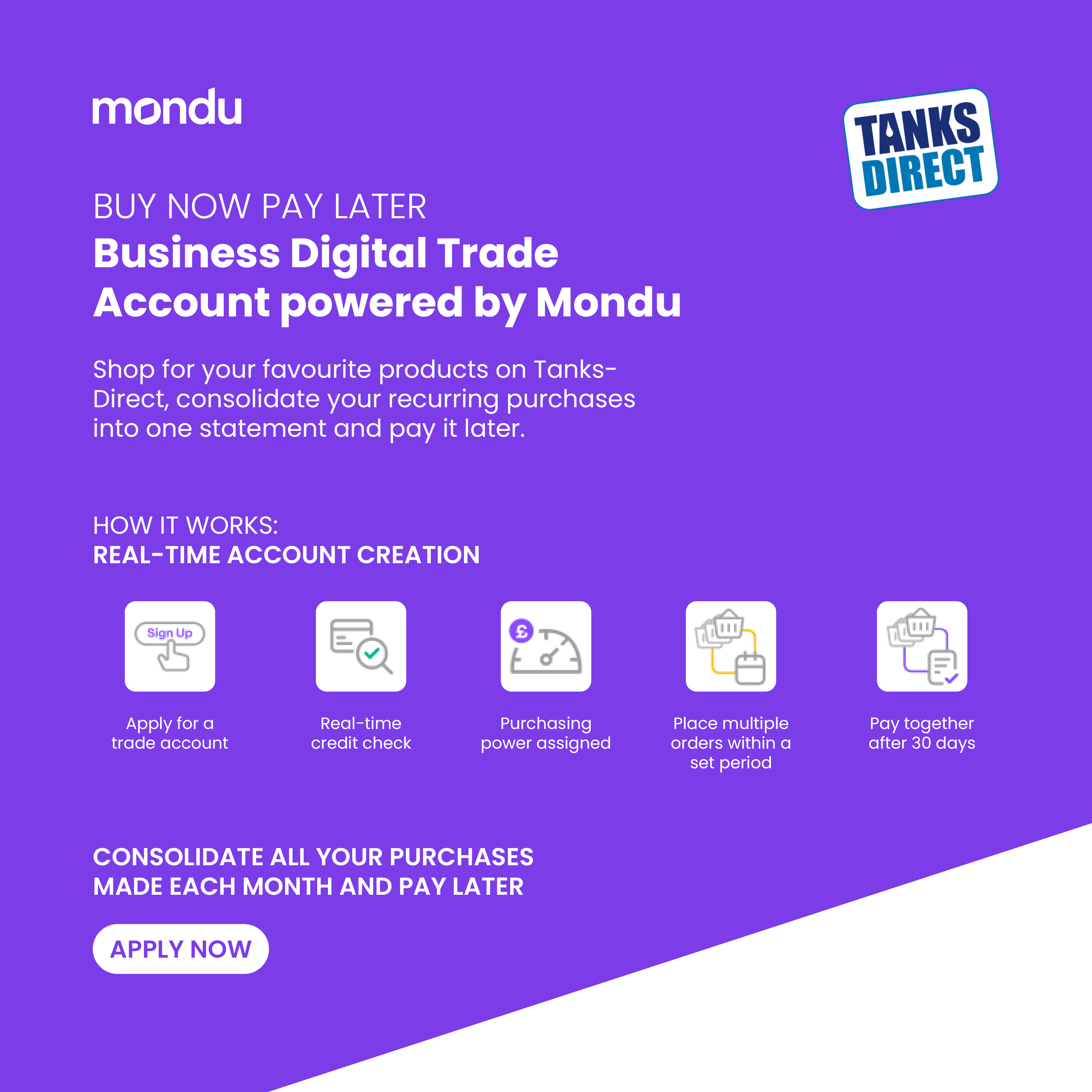 Mondu trade account